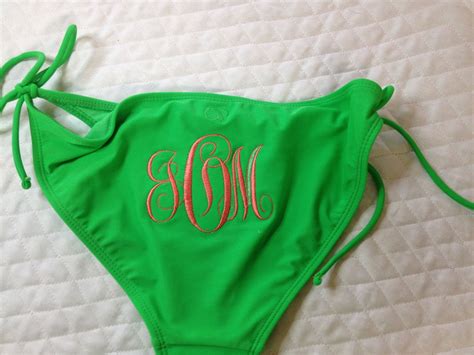 Monogram Bikini Bottoms 